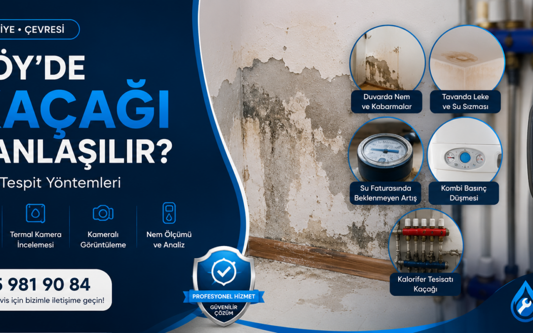 Kadıköy’de Su Kaçağı Nasıl Anlaşılır